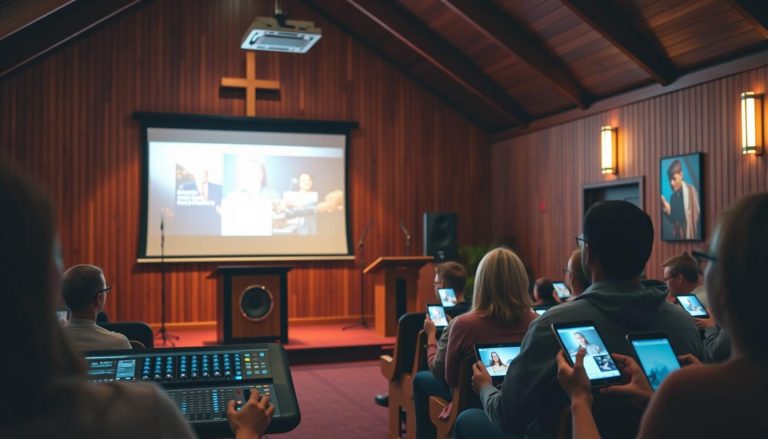 tecnologia para igrejas